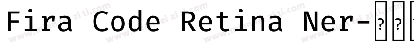 Fira Code Retina Ner字体转换